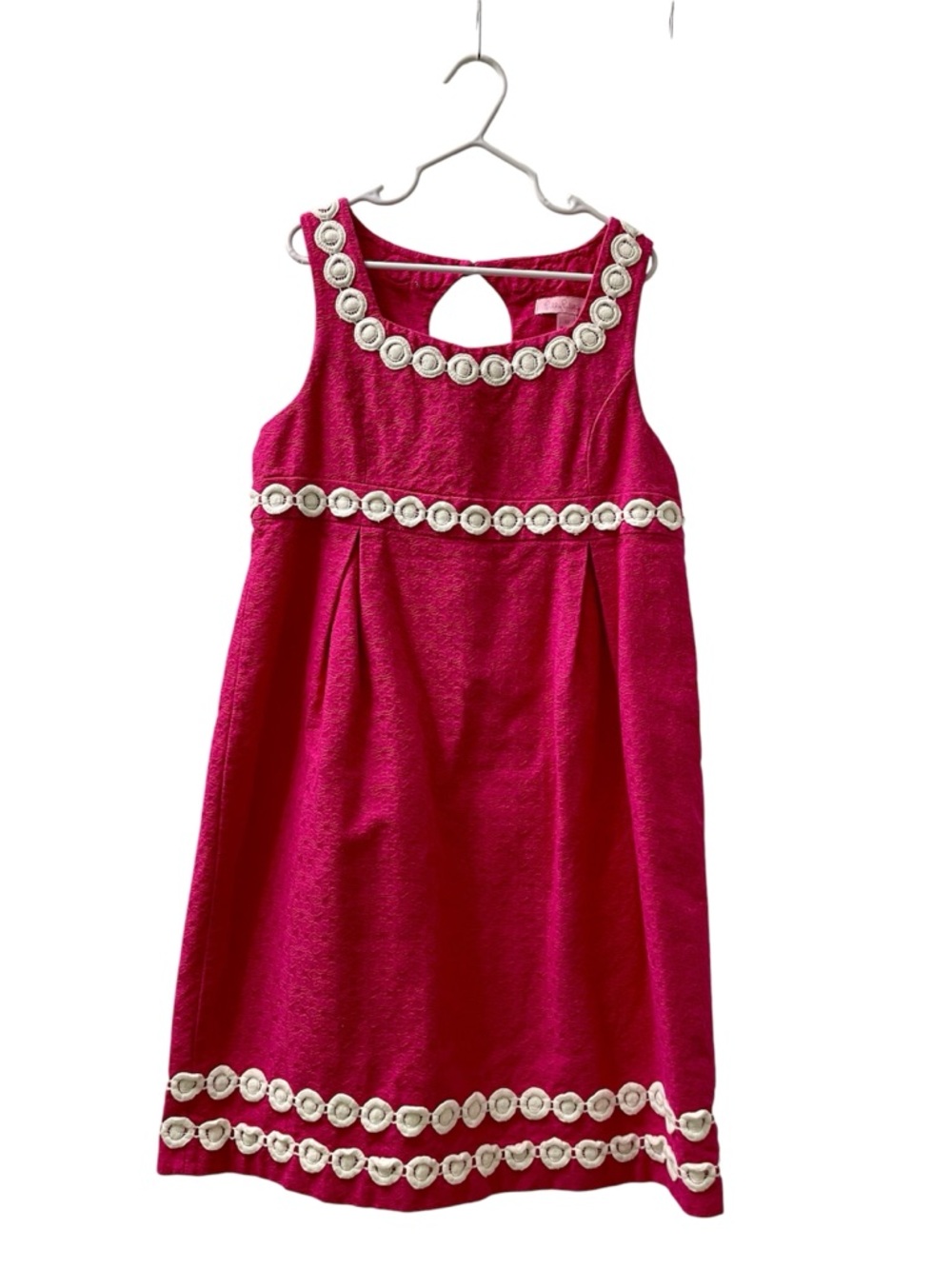 Lilly Pulitzer Fuchsia Pink Jacquard Shift